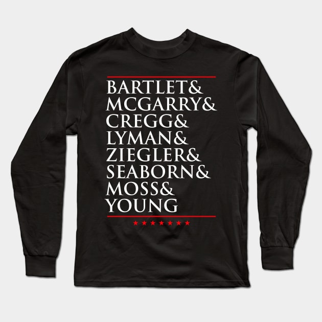 west wing actor Long Sleeve T-Shirt by ilovemubs